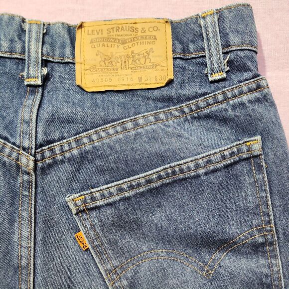 Vintage Levi's 505 orange tab Made in the USA jeans - Picture 1 of 15